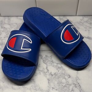 Kids Champion Logo Flip Flops